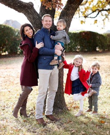 EXCLUSIVE: Bachelor alum Melissa Rycroft looks stunning as she spends some quality time with her ever growing family at her gorgeous home in Dallas,Texas. The former Bachelor contestant now has a wonderful family life with her husband Tye Strickland and children Ava, 6, Beckett, 3, and 18-month-old Cayson. 20 Feb 2018 Pictured: Melissa Rycroft, Tye Strickland and children. Photo credit: MOVI Inc. / MEGA TheMegaAgency.com +1 888 505 6342 (Mega Agency TagID: MEGA171684_038.jpg) [Photo via Mega Agency]