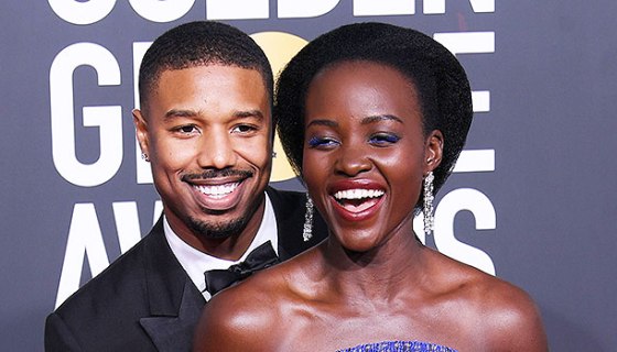 Michael B. Jordan & Lupita Nyong'o Golden Globes