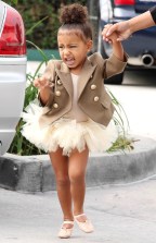 North West out and out of about, Los Angeles, America - 28 Oct 2015