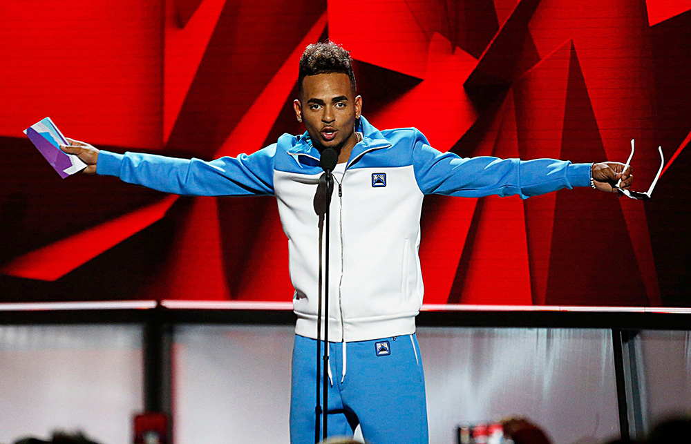 Ozuna accepts the award for artist of the year at the Billboard Latin Music Awards, at the Mandalay Bay Events Center in Las Vegas
2019 Billboard Latin Music Awards - Show, Las Vegas, USA - 25 Apr 2019