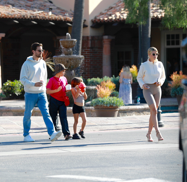 Scott Disick, Mason Disick, Penelope Disick, Sofia Richie