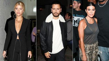 Sofia Richie, Scott Disick, Kourtney Kardashian