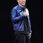 Sebastian Maniscalco performs during the Stay Hungry tour at The BB&T Center, Sunrise, Florida, USA - 27 Dec 2018