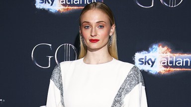 Sophie Turner White Gown