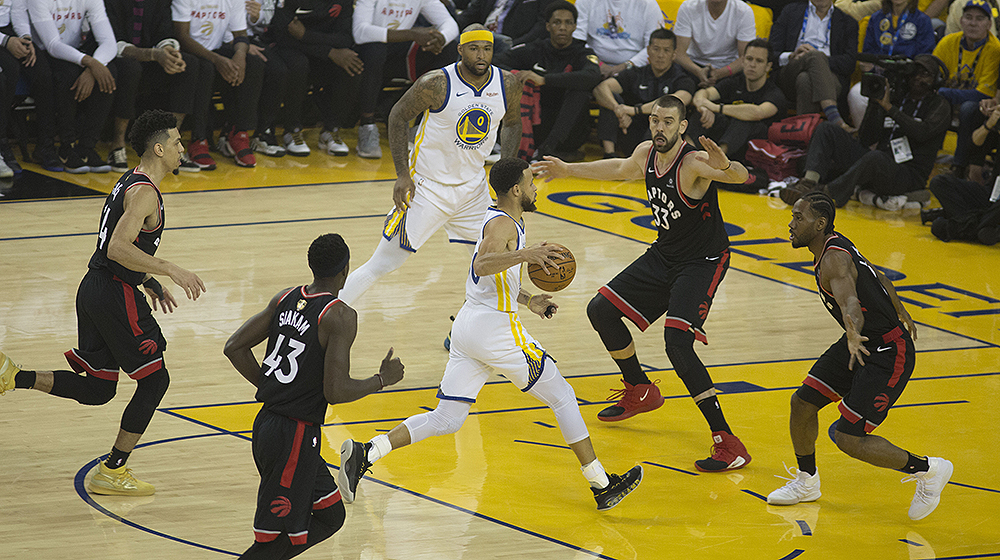 Game 3 Of The NBA Finals, Raptors Against The Golden State Warriors