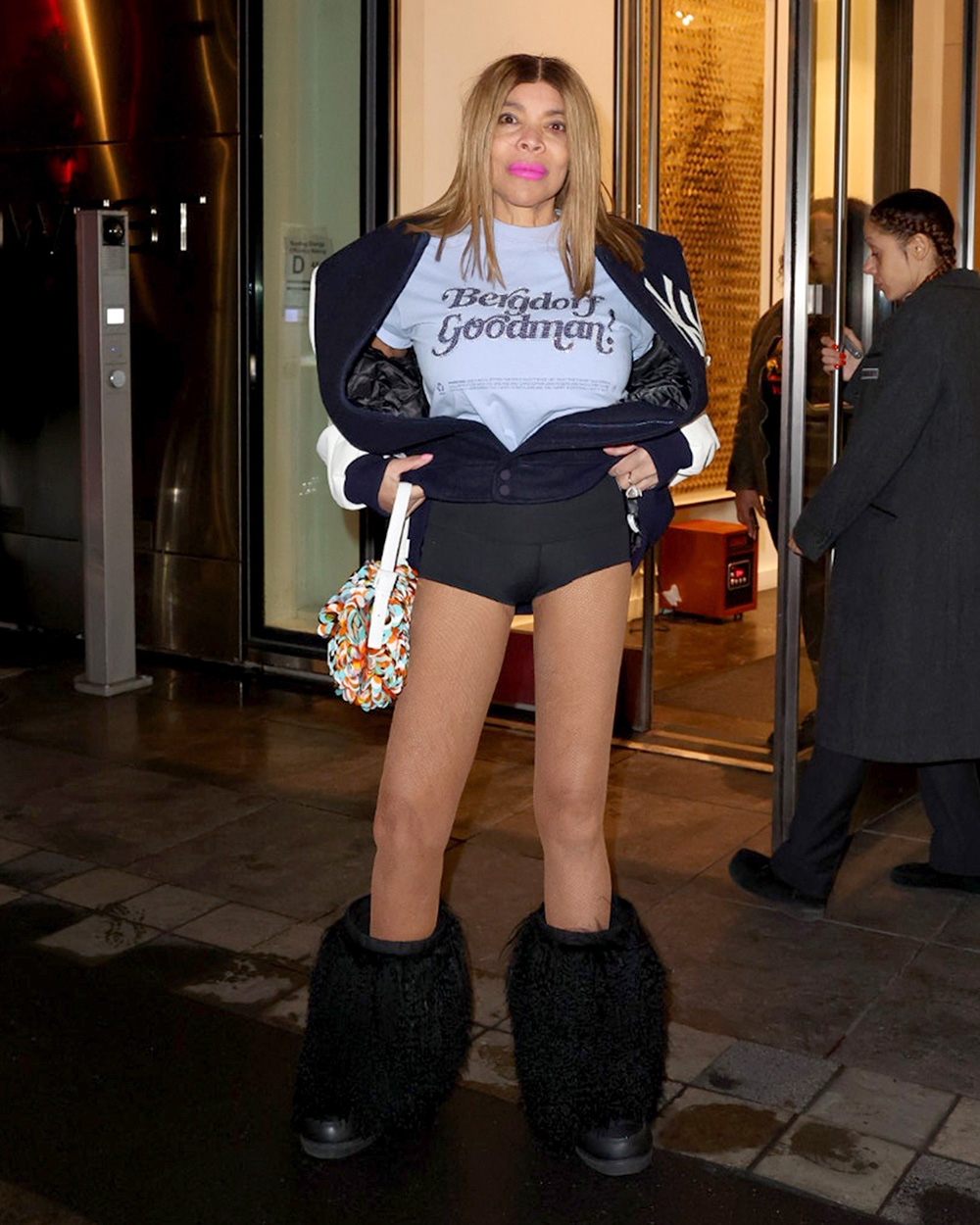 Wendy Williams steps out in stuffed animal-covered sweatshirt