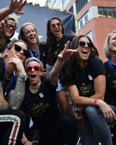 US Women's soccer team
US Women’s soccer team World Cup Ticker-Tape Parade, New York, USA - 10 Jul 2019