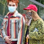 *EXCLUSIVE* KJ Apa reunites with girlfriend Clara Berry after she finishes her quarantine