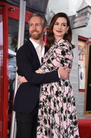 Anne Hathaway and Adam Shulman
Anne Hathaway honored with a Star on the Hollywood Walk of Fame, Los Angeles, USA - 09 May 2019