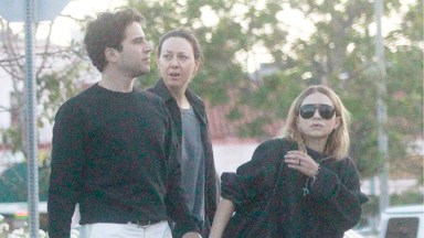 Ashley Olsen Ring Engagement Finger Boyfriend Louis Eisner Pic