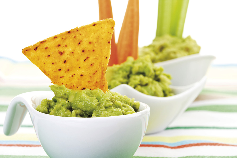 Avocado cream, Guacamole, carrot and celery sticks, taco chip
VARIOUS