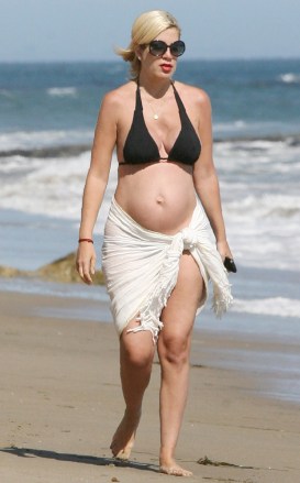 Tori Spelling
Tori Spelling and family at the beach in Malibu, Los Angeles, America - 30 May 2011