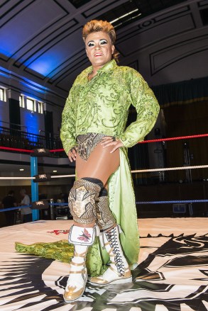 Cassandro
The Greatest Spectacle of Lucha Libre photocall, London, Britain - 08 Jul 2015