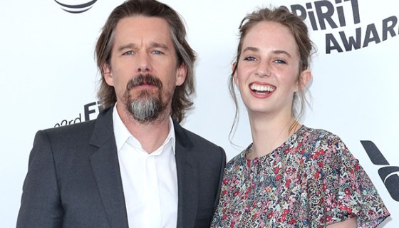 Ethan and Maya Hawke
