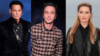 Johnny Depp, James Franco, Amber Heard