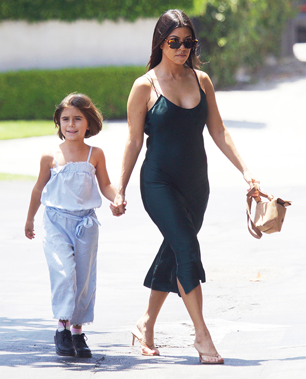 Kourtney Kardashian Slip Dress