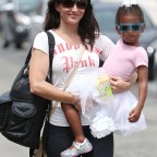 Kristin Davis and daughter out and about, Los Angeles, America - 02 Aug 2014