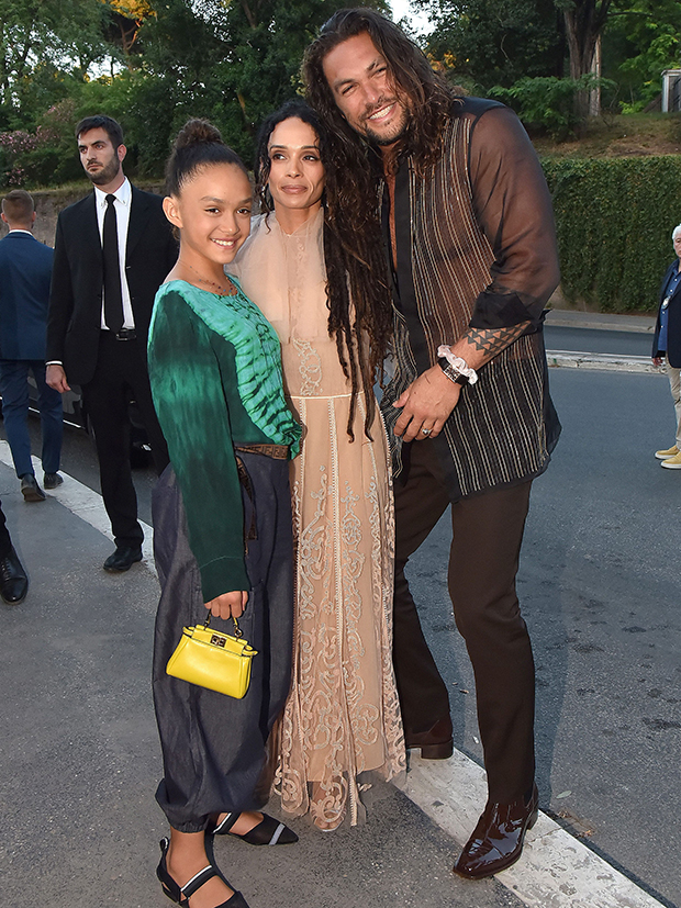 Jason Momoa & Lisa Bonet At Fendi Fashion Show: New Photos ...