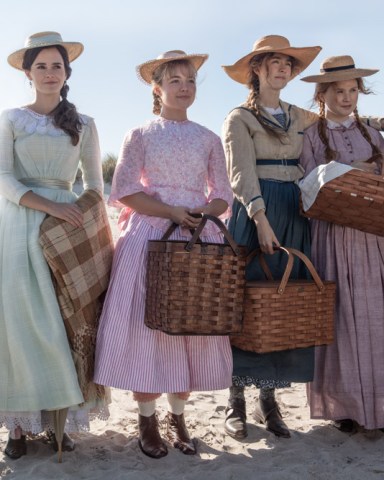 Emma Watson, Florence Pugh, Saoirse Ronan, Eliza Scanlen in Columbia Pictures’ LITTLE WOMEN.