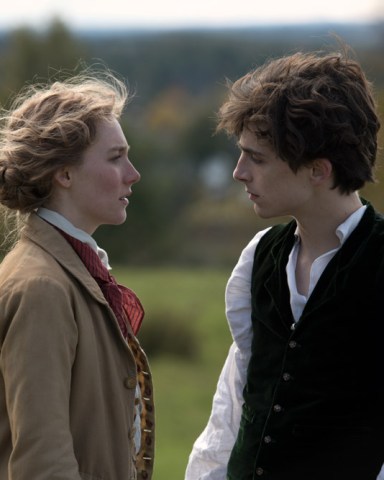 Timothée Chalamet and Saoirse Ronan in Columbia Pictures’ LITTLE WOMEN.