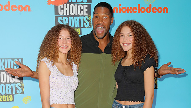 Michael Strahan Twin Daughters kids choice sports awards 2019