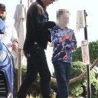 *EXCLUSIVE* Robin Thicke takes his son Julian out for a bite at Nobu