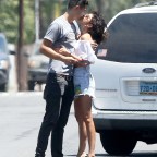 The long Drive home Wells Adams and Sarah Hyland dive into each other upon Wells arrival to Sarah Hylands home in Los Angeles