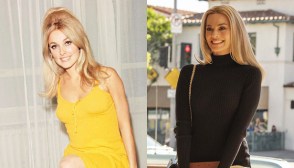Sharon Tate and Margot Robbie