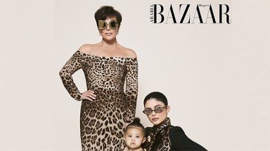 Stormi Webster, Kylie & Kris Jenner Cover Harper's Bazaar Arabia