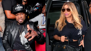 50 Cent reaction to Wendy Williams pool party