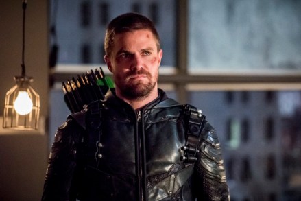 Arrow -- "You Have Saved This City" -- Image Number: AR722C_0081b.jpg -- Pictured: Stephen Amell as Oliver Queen/Green Arrow -- Photo: Dean Buscher/The CW -- ÃÂ© 2019 The CW Network, LLC. All Rights Reserved.