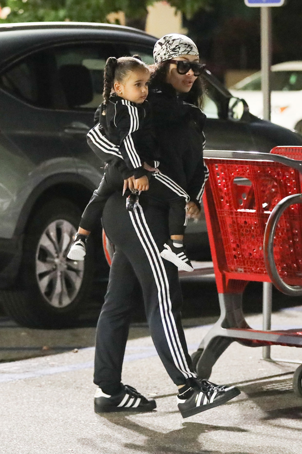 mother and daughter matching adidas outfits