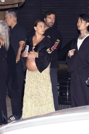 Malibu, CA  - *EXCLUSIVE*  -  Socialite Brody Jenner and his pregnant girlfriend Tia Blanco celebrate their recent engagement with an enchanting evening at Nobu in Malibu, enjoying quality time with friends and creating cherished memories together. Brody popped the question over the weekend as the couple celebrated their baby shower.Pictured: Brody Jenner, Tia BlancoBACKGRID USA 21 JUNE 2023 USA: +1 310 798 9111 / usasales@backgrid.comUK: +44 208 344 2007 / uksales@backgrid.com*UK Clients - Pictures Containing ChildrenPlease Pixelate Face Prior To Publication*
