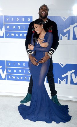 Nicki Minaj and Meek Mill
2016 MTV Video Music Awards, Arrivals, Madison Square Garden, New York, USA - 28 Aug 2016