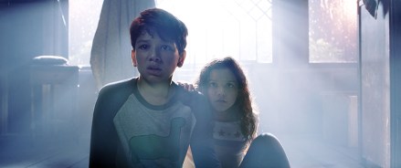 Editorial use only. No book cover usage.
Mandatory Credit: Photo by Warner Bros/Kobal/Shutterstock (10217476g)
Roman Christou as Chris and Jaynee-Lynne Kinchen as Samantha
'The Curse Of La Llorona' Film - 2019
Ignoring the eerie warning of a troubled mother suspected of child endangerment, a social worker and her own small kids are soon drawn into a frightening supernatural realm.