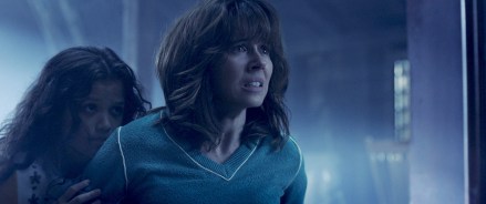 Editorial use only. No book cover usage.
Mandatory Credit: Photo by Warner Bros/Kobal/Shutterstock (10217476e)
Jaynee-Lynne Kinchen as Samantha and Linda Cardellini as Anna Tate-Garcia
'The Curse Of La Llorona' Film - 2019
Ignoring the eerie warning of a troubled mother suspected of child endangerment, a social worker and her own small kids are soon drawn into a frightening supernatural realm.