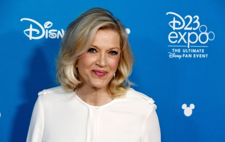 Diane Sawyer poses at the Disney Legends press line during the 2019 D23 Expo, in Anaheim, Calif
2019 D23 Expo - Disney Legends Press Line, Anaheim, USA - 23 Aug 2019