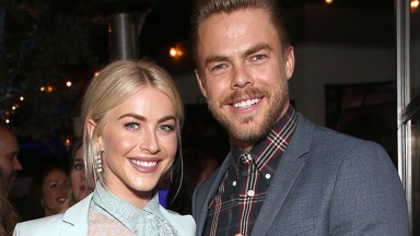 Siblings Derek & Julianne Hough at an event