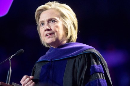 Former Secretary of State Hillary Clinton delivers Hunter College's commencement address, in New York
Hunter College Graduation Clinton, New York, USA - 29 May 2019