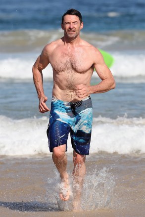 Australian actor Hugh Jackman pictured swimming in back home in Bondi, Sydney.Pictured: Hugh JackmanRef: SPL5106989 010819 NON-EXCLUSIVEPicture by: KHAPGG / SplashNews.comSplash News and PicturesLos Angeles: 310-821-2666New York: 212-619-2666London: 0207 644 7656Milan: +39 02 56567623photodesk@splashnews.comWorld Rights, No Australia Rights, No Germany Rights, No New Zealand Rights
