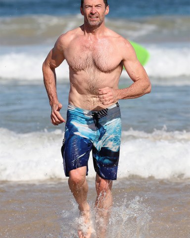 Australian actor Hugh Jackman pictured swimming in back home in Bondi, Sydney.  Pictured: Hugh Jackman Ref: SPL5106989 010819 NON-EXCLUSIVE Picture by: KHAPGG / SplashNews.com  Splash News and Pictures Los Angeles: 310-821-2666 New York: 212-619-2666 London: 0207 644 7656 Milan: +39 02 56567623 photodesk@splashnews.com  World Rights, No Australia Rights, No Germany Rights, No New Zealand Rights