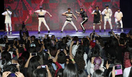 South Korean Boy Band Infinite Performs on Stage During Their K-pop Concert in Mexico City Mexico 03 April 2016 the Event was Held During South Korean President Park Geun-hye's Visit to Mexico Which Started a Day Earlier Mexico Mexico City
Mexico South Korea Music - Apr 2016