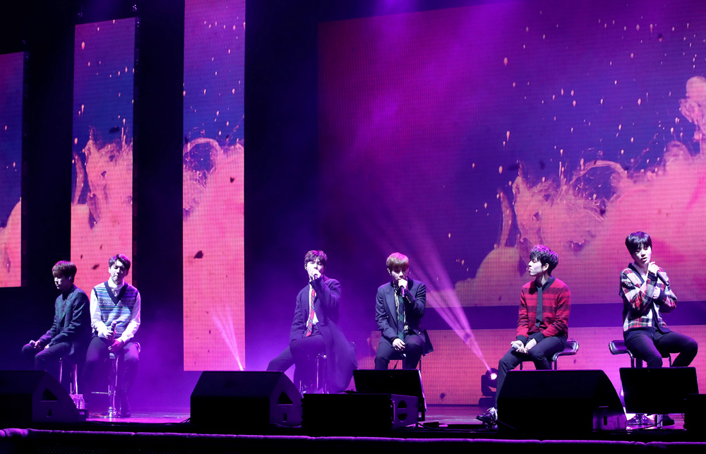 INFINITE unveils new album, Seoul, Korea - 08 Jan 2018