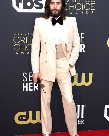 Jared Leto 27th Critics' Choice Awards, Arrivals, Los Angeles, California, USA - 13 Mar 2022