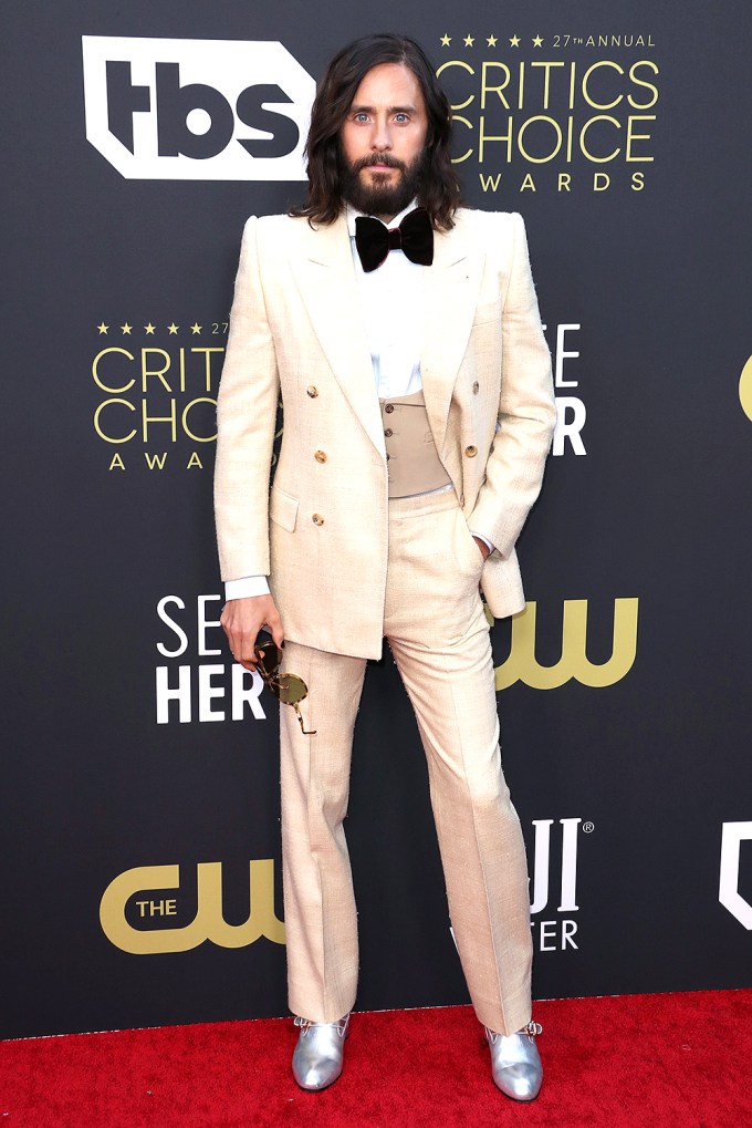 Jared Leto Strikes A Pose At The 27th Annual Critics’ Choice Awards