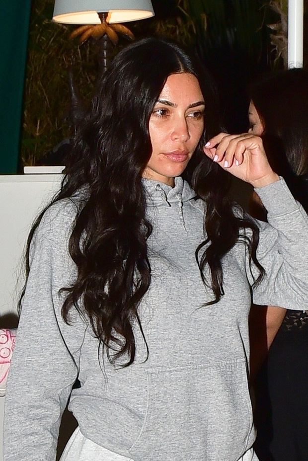 Kim Kardashian Makeup Free