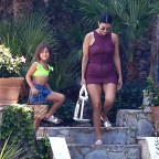 *EXCLUSIVE* Kourtney Kardashian continues on her family vacay in Portofino