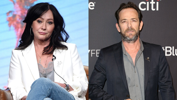 Shannen Doherty and Luke Perry