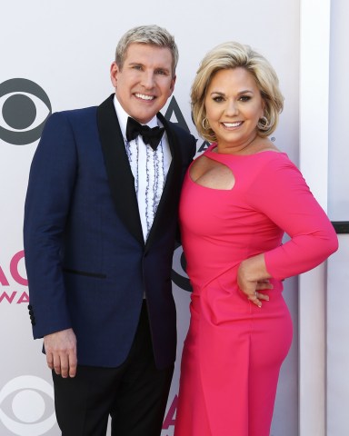 Todd Chrisley, Julie Chrisley The 52nd ACM Awards, Arrivals, Las Vegas, USA - 02 Apr 2017