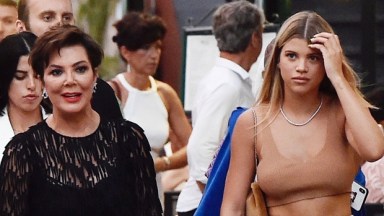 Sofia Richie Kris Jenner Italy Shopping Trip Pics